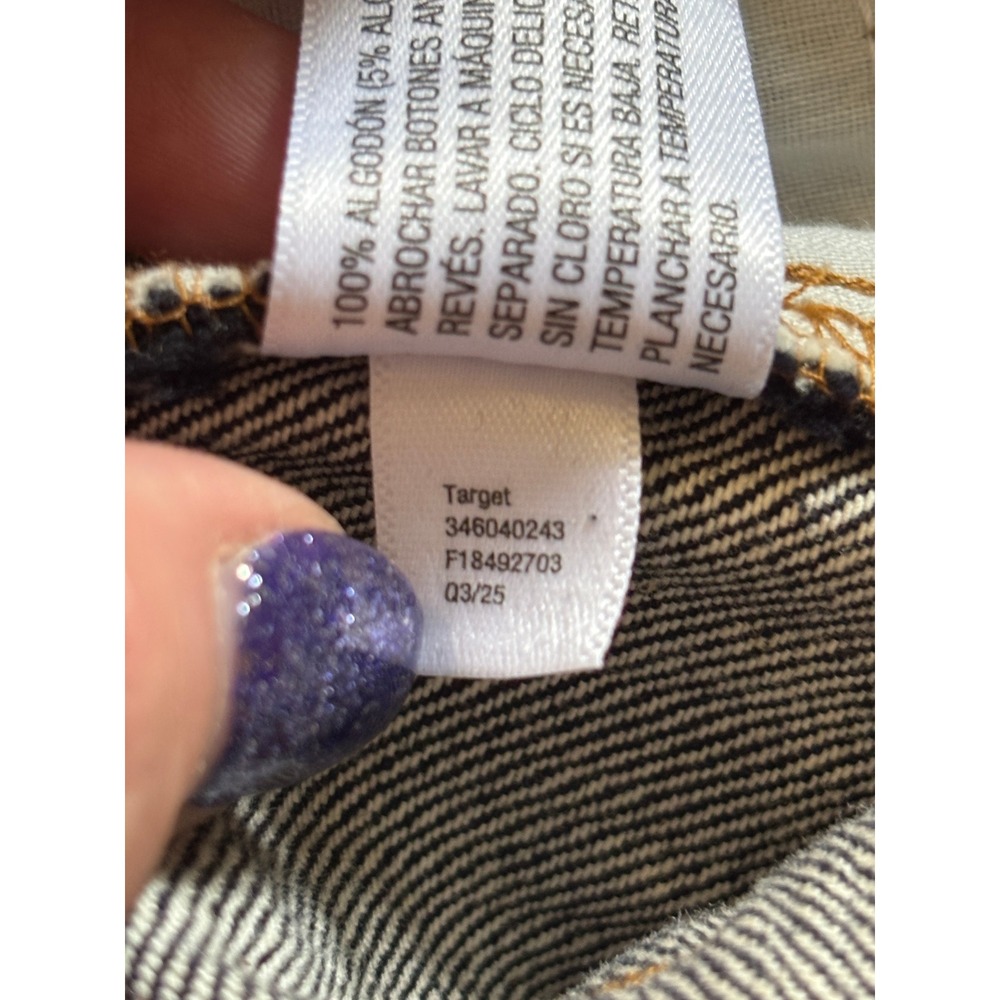 KBB by Kahlana Barfield Brown Target Indigo Barrel Leg Jeans Womens Size 4 NEW - Picture 6 of 6